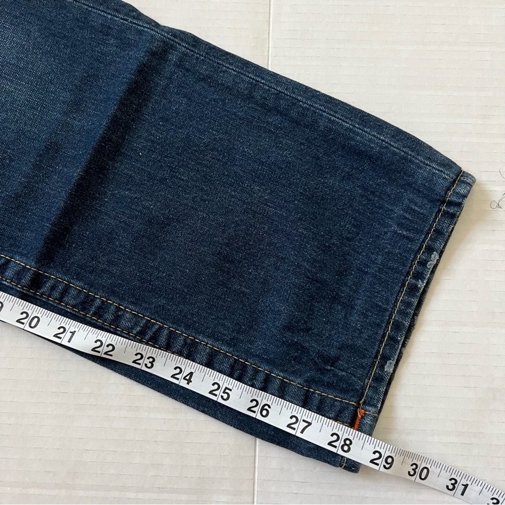 Vintage True Religion Rainbow Rope Stitch Button Fly Made in USA Jeans SZ 34 - Picture 12 of 17